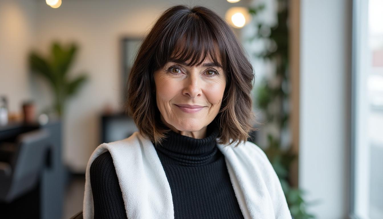 découvrez pourquoi la coupe mi-long dégradé effilé avec frange est idéale pour les femmes de 60 ans. cette coiffure moderne et élégante apporte volume et légèreté, tout en mettant en valeur votre visage. apprenez comment cette coupe peut rehausser votre style et vous donner une allure dynamique et rajeunie.