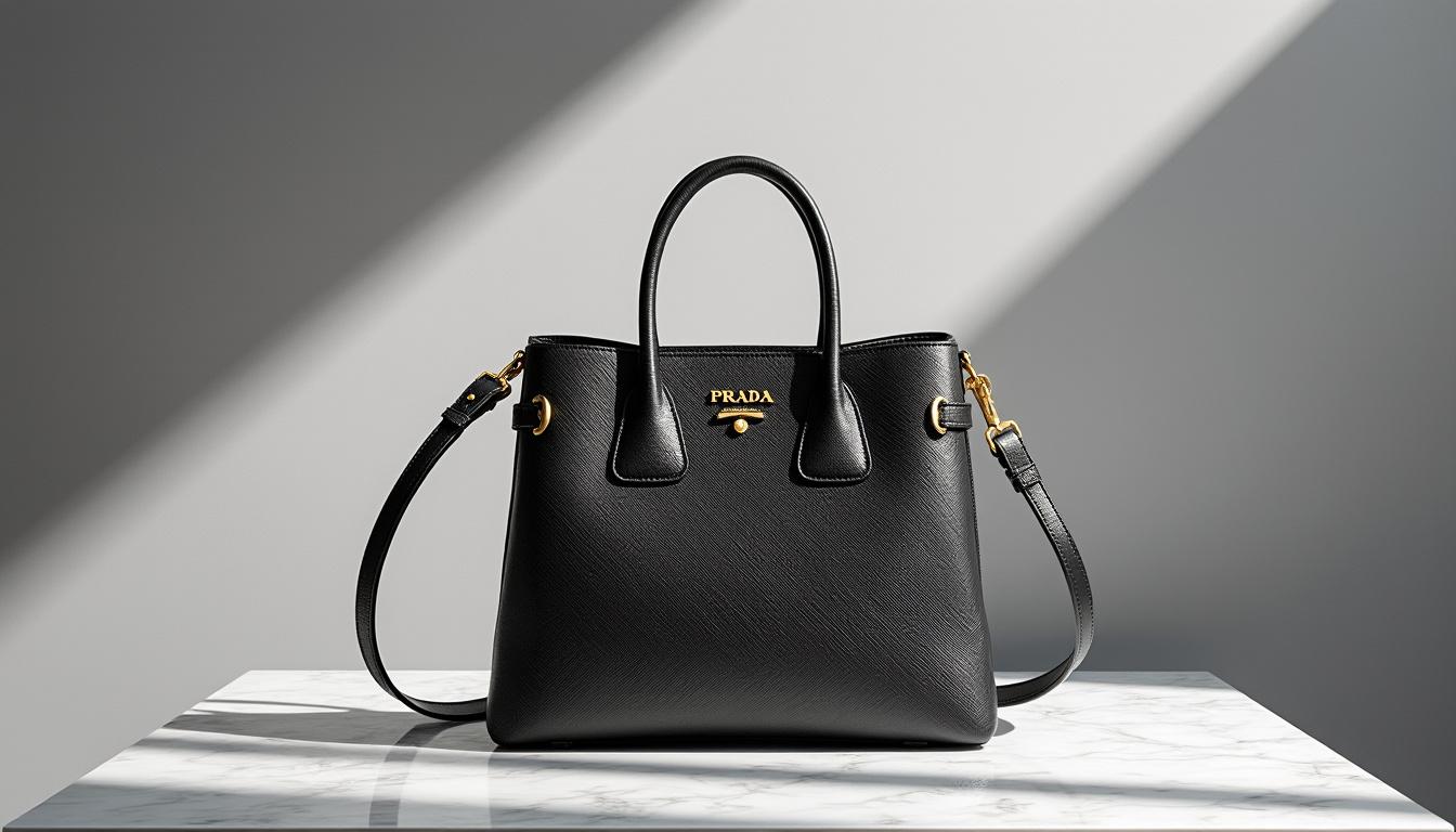 découvrez le double bag de prada, une incarnation parfaite du luxe alliant élégance et fonctionnalité pour sublimer votre style au quotidien.