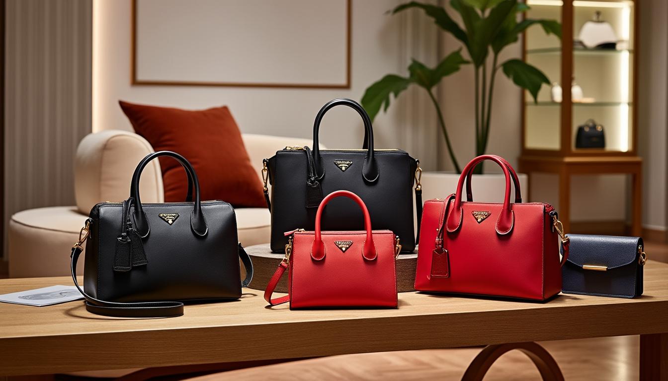 découvrez le double bag de prada, l'accessoire alliant élégance luxueuse et praticité au quotidien. profitez d'un design raffiné avec une fonctionnalité optimale pour un style unique.