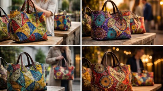 Les tendances actuelles des sacs cabas à motifs wax africains à ne pas manquer
