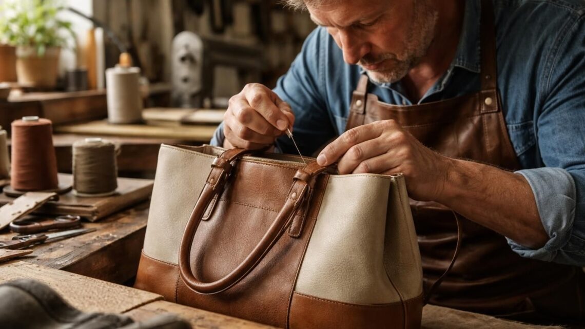 Explorez les secrets de l&rsquo;atelier couture sac cabas sur mesure pour des sacs élégants