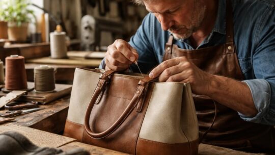 Explorez les secrets de l&rsquo;atelier couture sac cabas sur mesure pour des sacs élégants