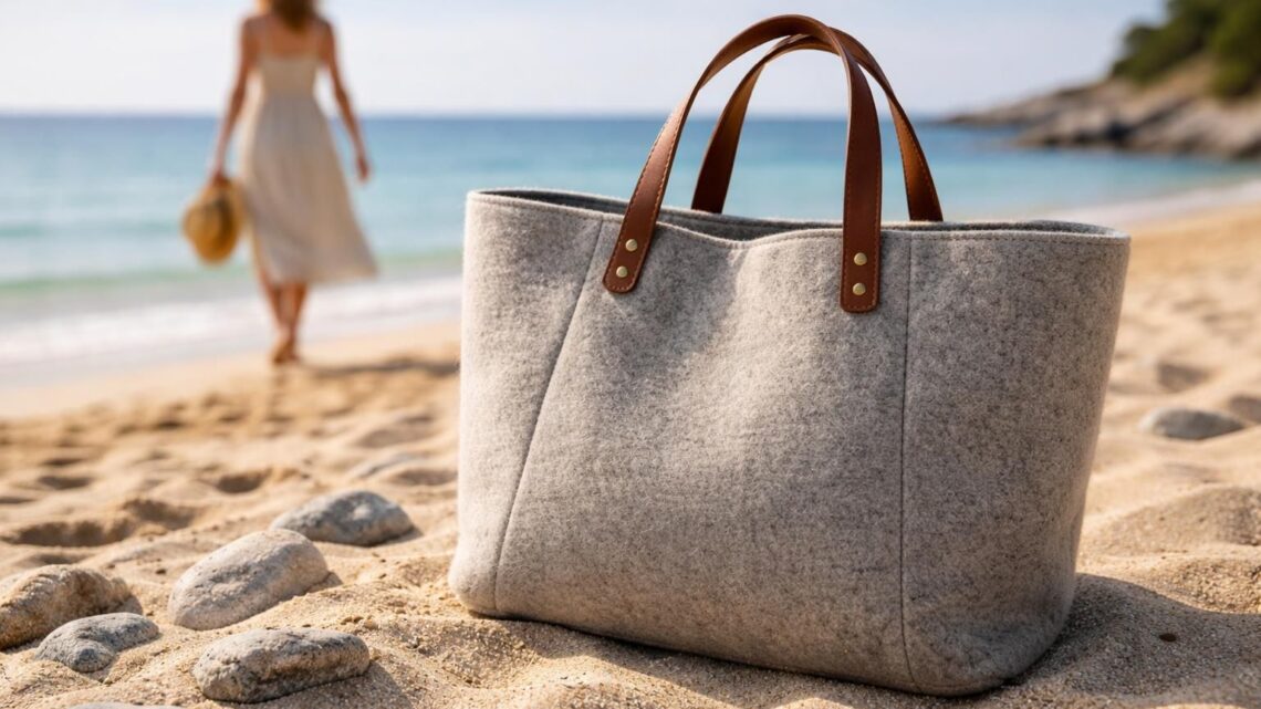 Pourquoi le sac cabas en feutre de laine est l&rsquo;accessoire incontournable de l&rsquo;été
