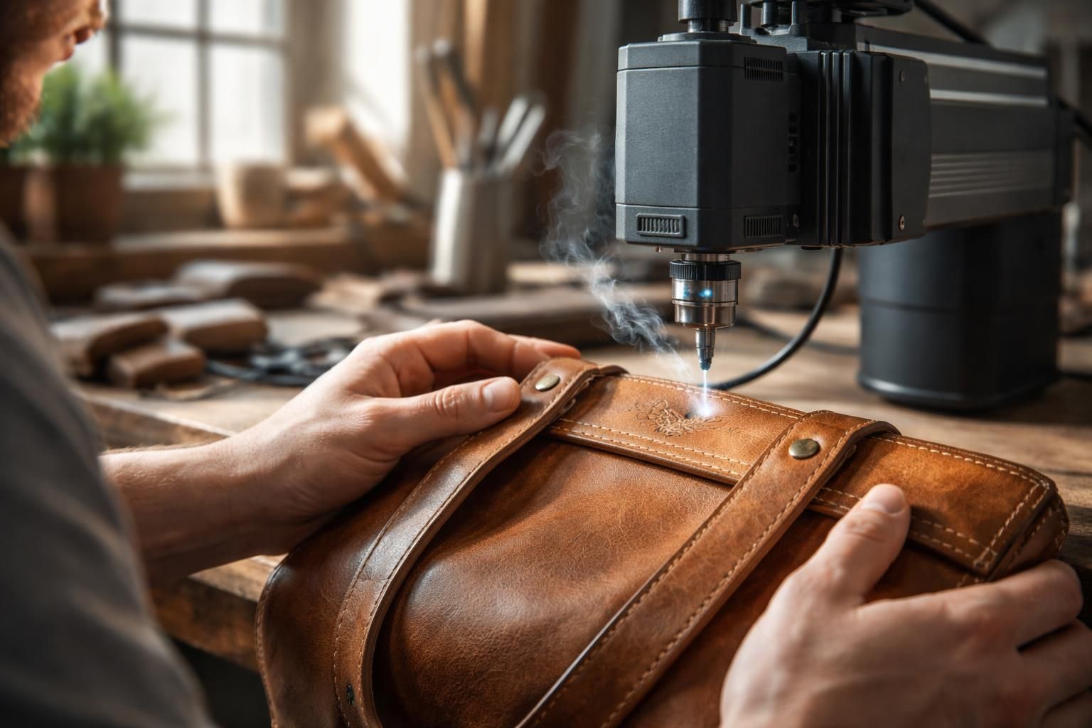 découvrez comment réaliser facilement une gravure laser sur des anses en cuir chez vous, avec des astuces pratiques et des conseils pour un résultat professionnel.