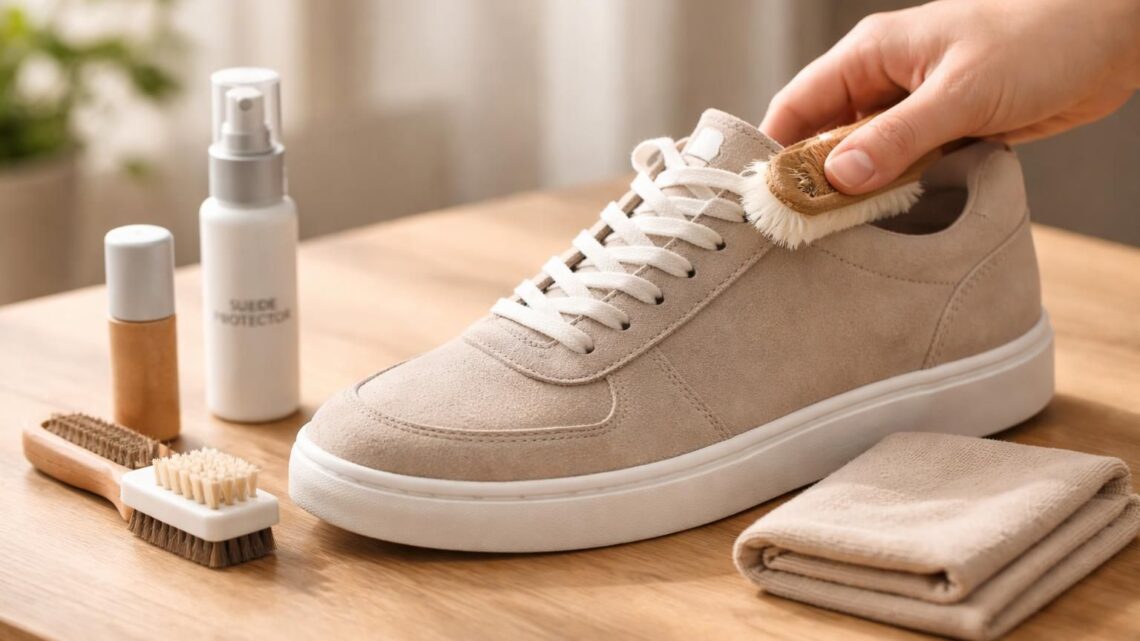 Nettoyer une chaussure en daim : routine d’entretien hebdo