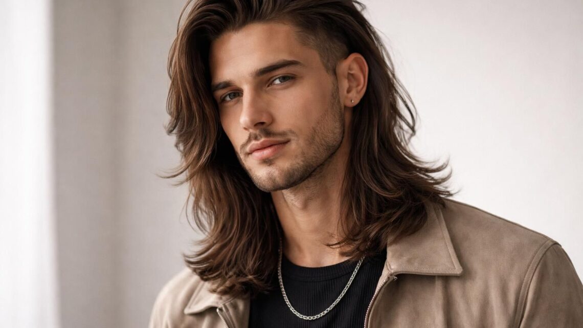 Cheveux longs dégradés homme : idées de styles tendance des coiffures masculines