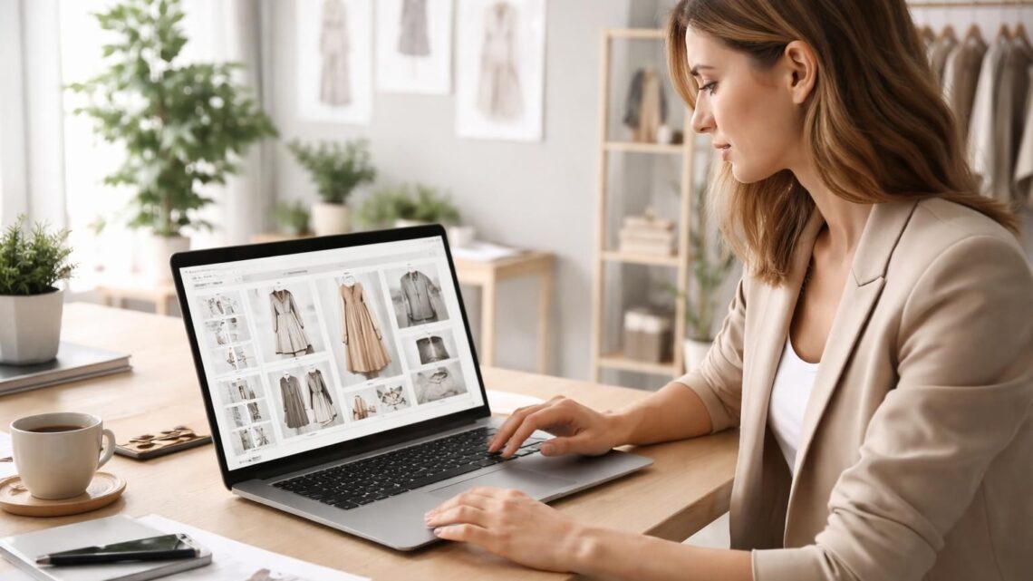 Lookbook pro : assembler une présentation boutique sur PC portable