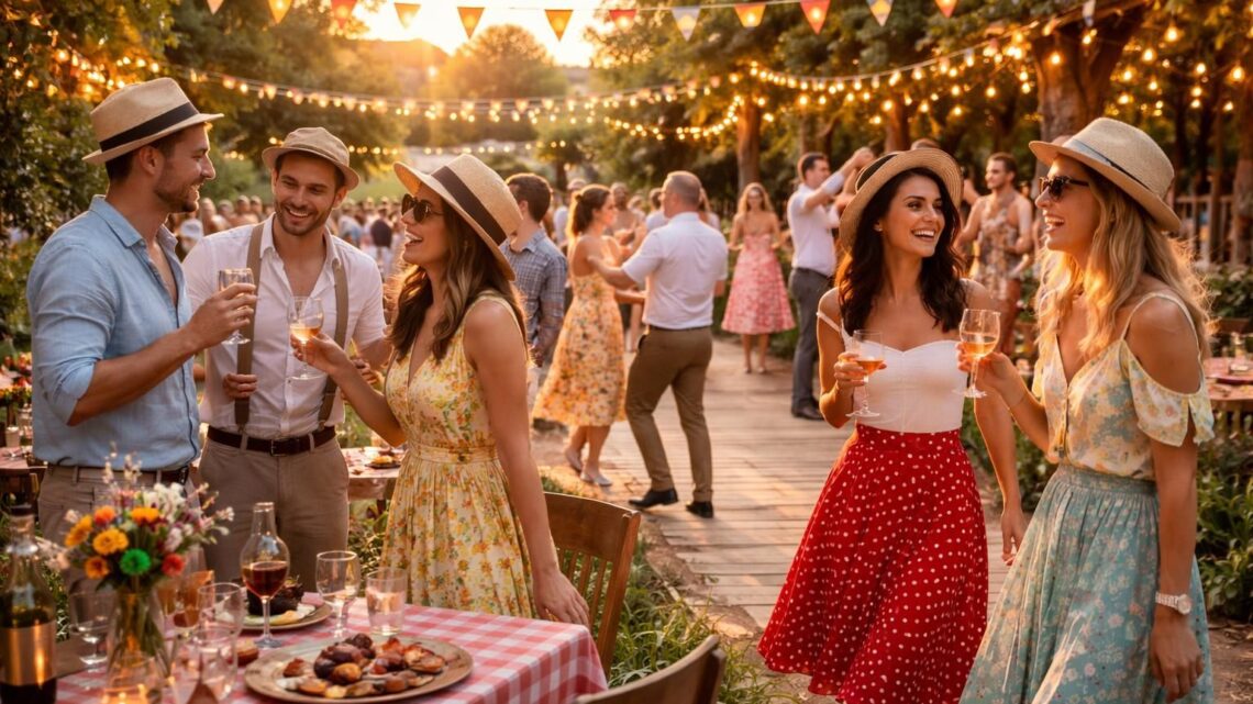 Thème guinguette vêtement : idées de dress code pour un événement réussi