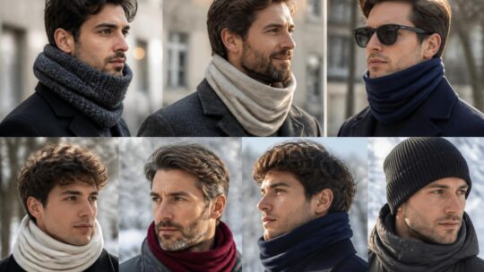 Col snood pour homme : styles et matières