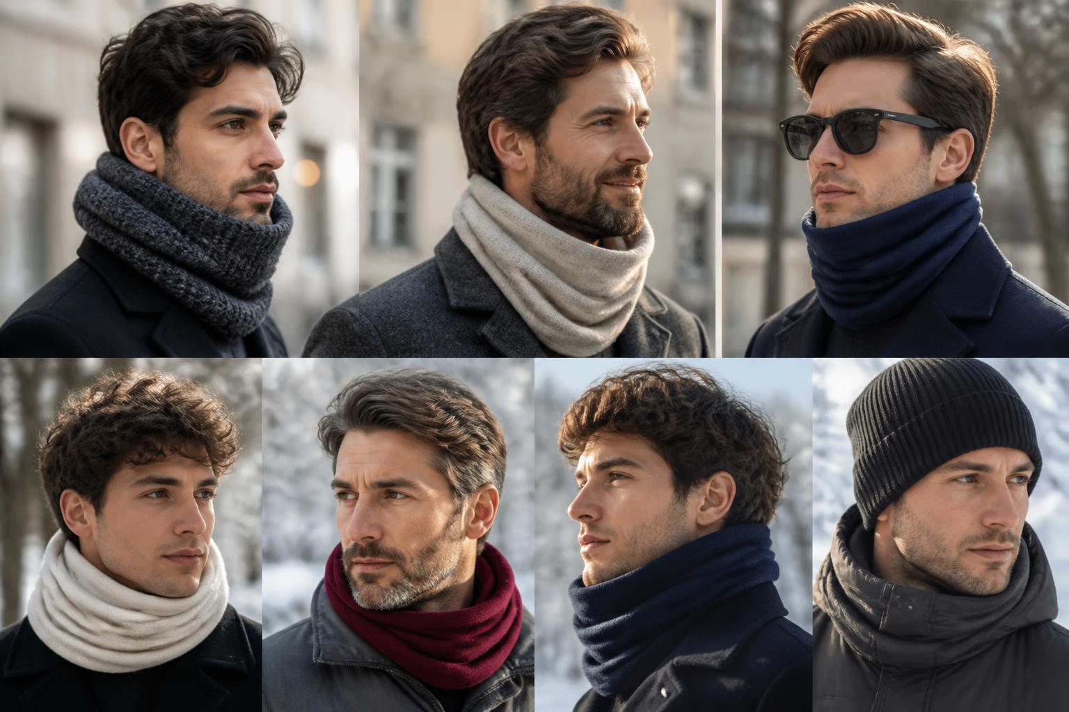 découvrez notre collection de cols snoods pour homme alliant styles variés et matières de qualité pour un confort et une élégance assurés.