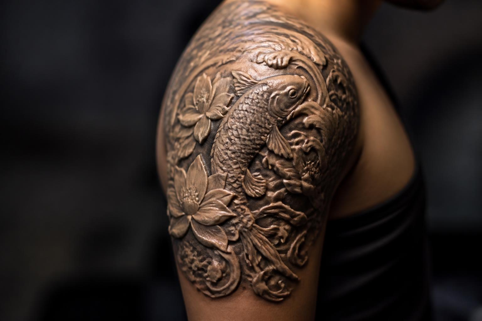 plongez dans l'art innovant du tatouage en relief 3d et explorez des designs captivants qui donnent vie à votre peau avec un effet spectaculaire.