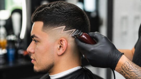 Guide pour entretenir votre coupe de cheveux homme dégradé avec trait en z