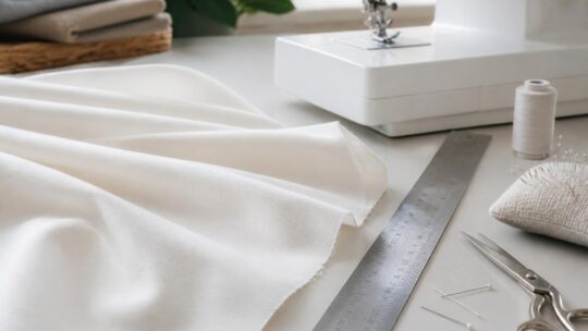 Le coton popeline : un incontournable pour coudre avec précision