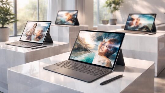 Surface Pro au showroom : présenter une collection comme un magazine vivant