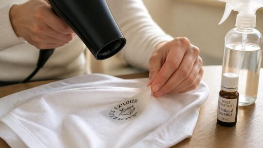 Astuces pratiques pour décoller les étiquettes thermocollantes de vêtements