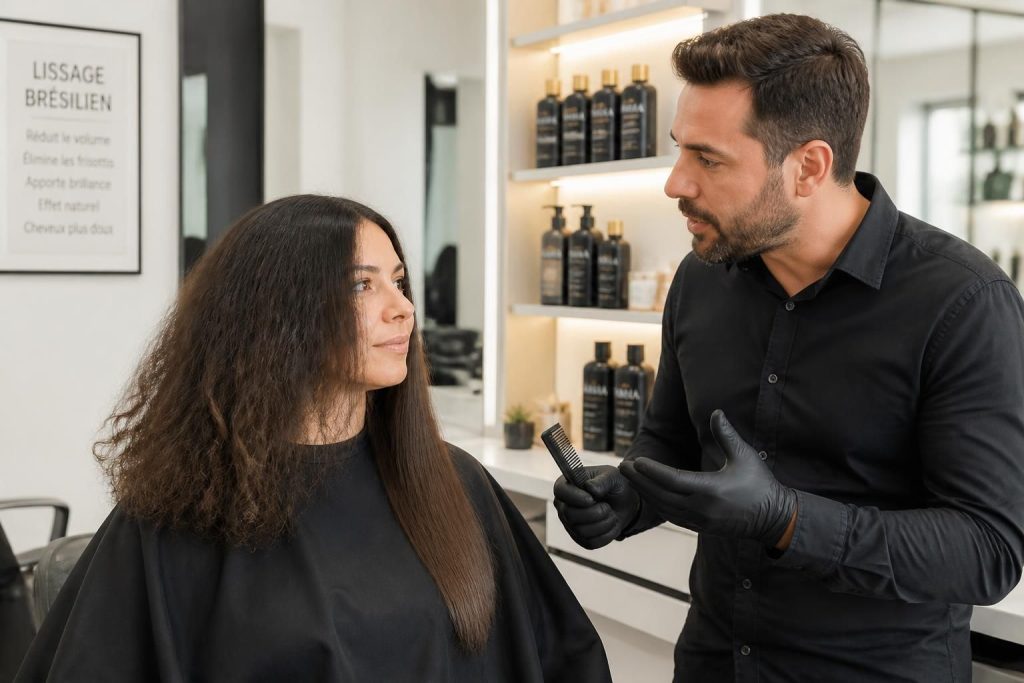 découvrez l'avis professionnel des coiffeurs sur le lissage brésilien : avantages, inconvénients et conseils pour un traitement capillaire réussi.