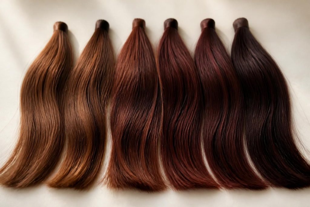 découvrez comment choisir la bonne profondeur pour une couleur châtain acajou parfaite qui sublime votre style et éclaire votre visage.