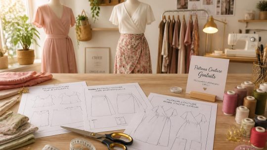 Patrons couture gratuits : des modèles tendance à télécharger