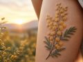 Tout ce que vous devez savoir sur la signification du tatouage mimosa