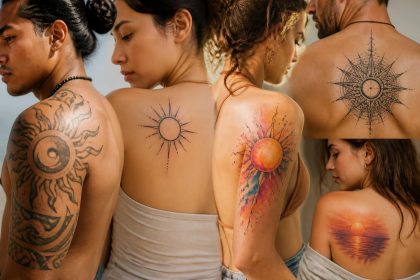 découvrez les diverses interprétations et significations du soleil dans le tatouage, un symbole puissant de lumière, énergie et renouveau.