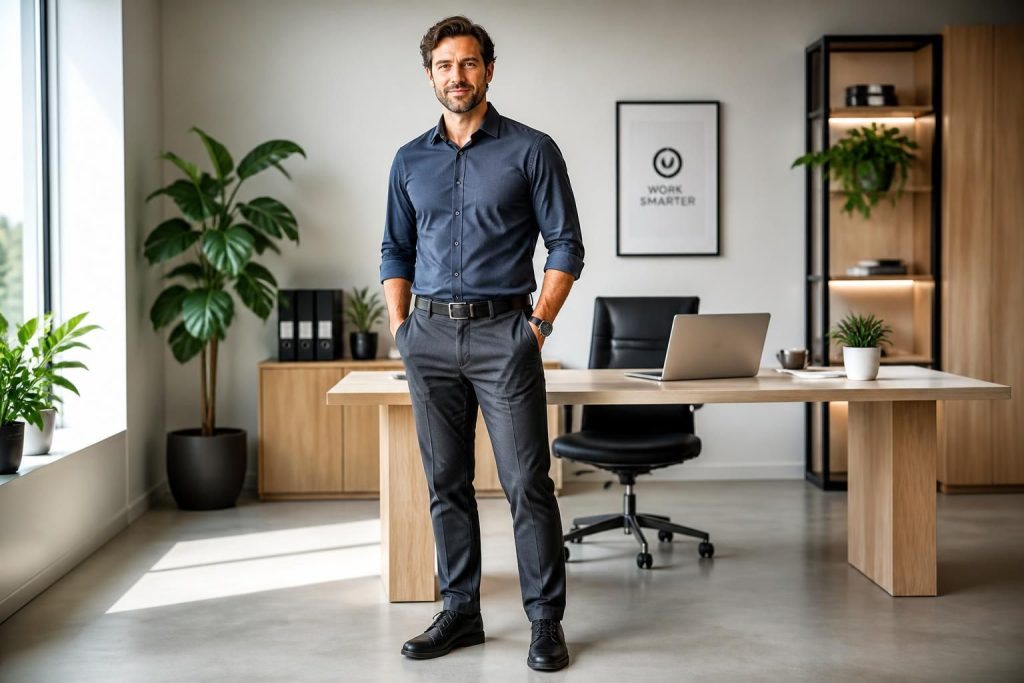découvrez comment choisir une tenue de travail homme alliant confort et professionnalisme pour rester à l'aise tout en soignant votre apparence au bureau ou sur le terrain.